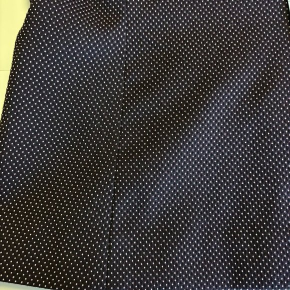 Ann Taylor Crewneck Jacket Burgundy Pindot Size 4 - Picture 8 of 8